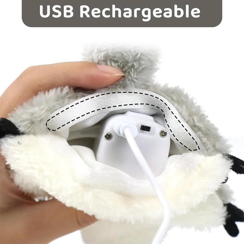Rechargeable Flapping Squirrel Cat Toy